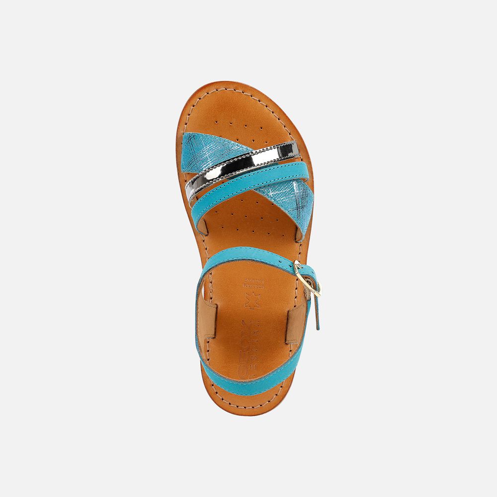 Sandalias Geox Menina Turquesa - Eolie - JQCPD5791